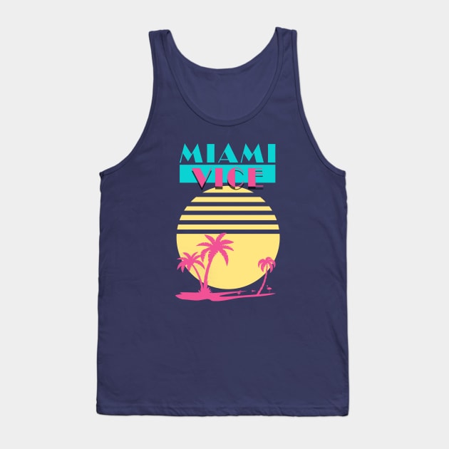 Miami Vice - Vintage Tank Top by NorthWestDesigns